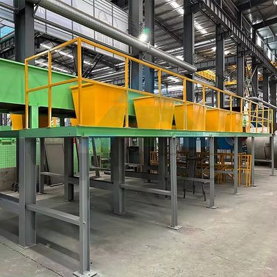 Tasso di rottura del 60-90% Linea di smistamento dei rifiuti urbani per il trattamento dei rifiuti domestici pneumatici