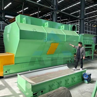 Tasso di rottura del 60-90% Linea di smistamento dei rifiuti urbani per il trattamento dei rifiuti domestici pneumatici