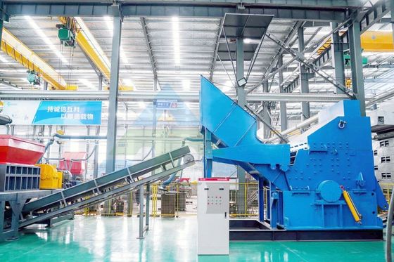 55kW Power Hydraulic Shredder per rottami di alluminio ad alta capacità ed efficienza
