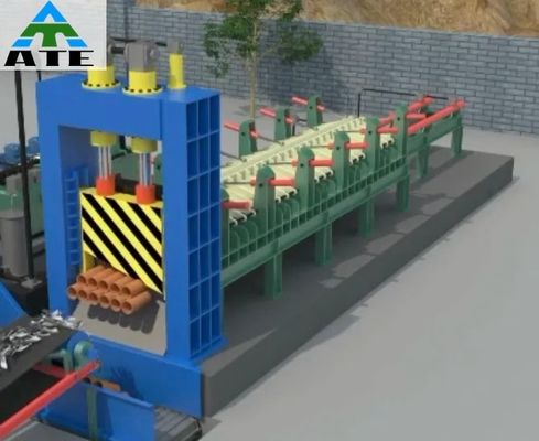 Macchina di taglio di ferro per taglio di grattacieli di metallo pesante con potenza di 76 kW e forza di taglio di 400 T