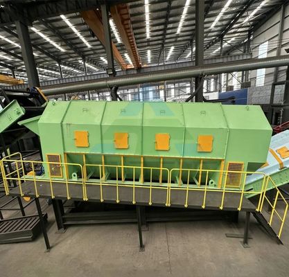 Schermo di compost a vite rotative per la selezione dei rifiuti solidi nelle città domestiche