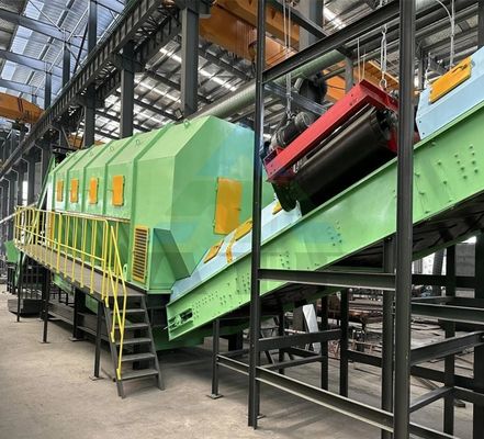 Schermo di compost a vite rotative per la selezione dei rifiuti solidi nelle città domestiche