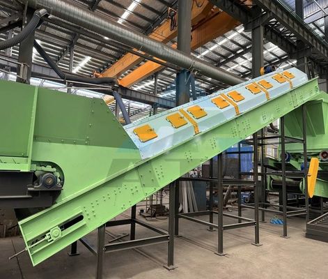 Schermo di compost a vite rotative per la selezione dei rifiuti solidi nelle città domestiche