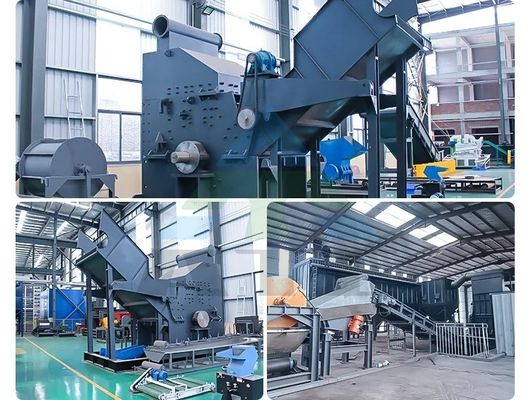 Macchina di frantumazione di rottami metallici ad alta capacità con rotore motore per cartoni di auto e ecc.