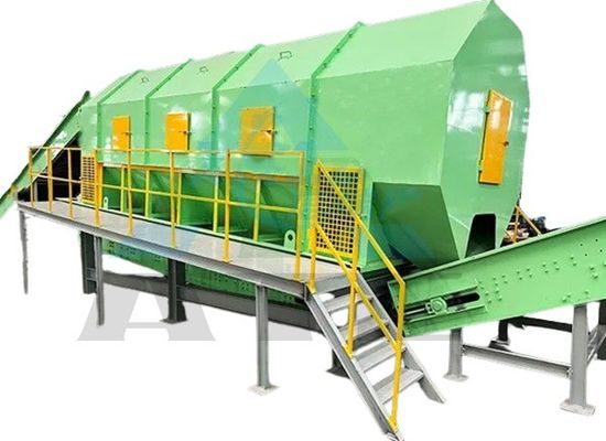 Sistema avanzato di pressione negativa per la classificazione dei rifiuti