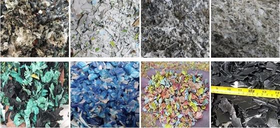Macchine di triturazione di pezzi di plastica per rifiuti di plastica