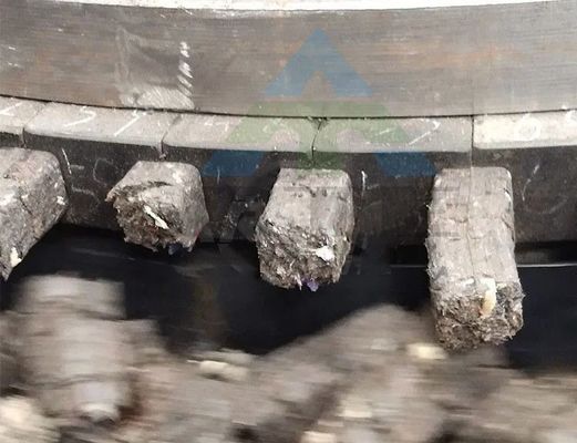 Macchina avanzata per la fabbricazione di brichette di polvere da segatura di biomassa per letame di paglia e legno