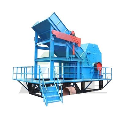 Facile utilizzo Crasatore di scarti industriali su misura Crasatore di scatole Twin Shaft Shredder Potenza kW 55