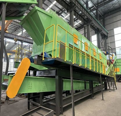 Macchine di separazione del flusso d'aria per la separazione dei rifiuti solidi in un sistema di separazione dei rifiuti da 50 t/die