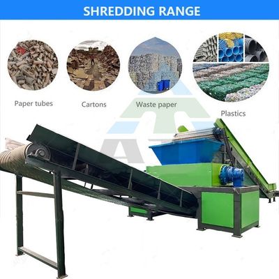 Macchine per il riciclo di gomma industriale per animali domestici Macchine per la triturazione di pneumatici di plastica Macchine per la triturazione di rottami di metallo di legno