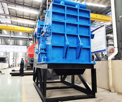 Potente radiatore di rottami da 55 kW per il riciclaggio di rottami metallici e rifiuti