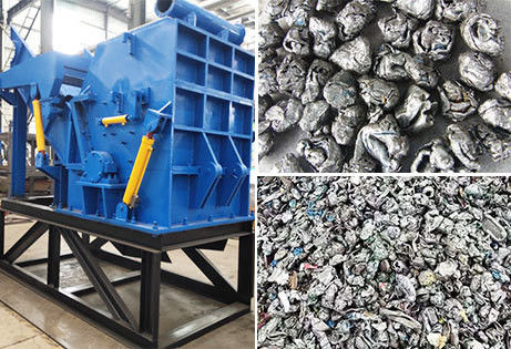 Potente radiatore di rottami da 55 kW per il riciclaggio di rottami metallici e rifiuti
