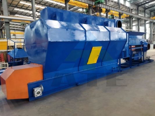 Separatore d'aria per rifiuti solidi urbani in plastica