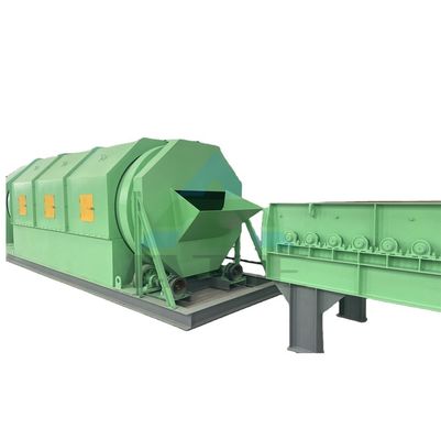Riciclaggio dei rifiuti Trommel Screen Screening Machine con facile funzionamento e manutenzione sul campo