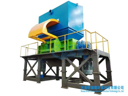 1500L/H Double Shaft Shredder per la frantumazione della plastica e della legna Shredder Grinder Crusher