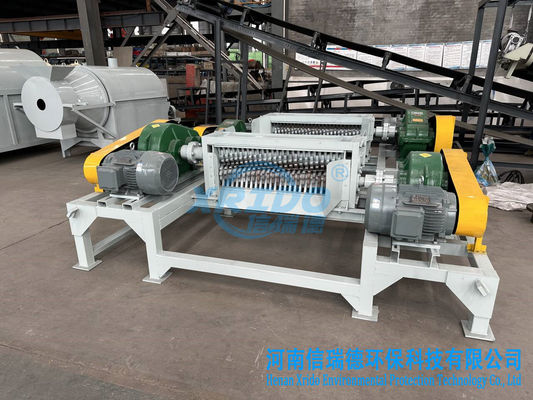 1500L/H Double Shaft Shredder per la frantumazione della plastica e della legna Shredder Grinder Crusher