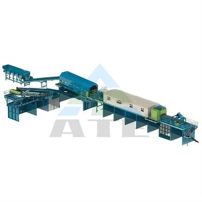 Riciclaggio dei rifiuti Trommel Screen Screening Machine con facile funzionamento e manutenzione sul campo