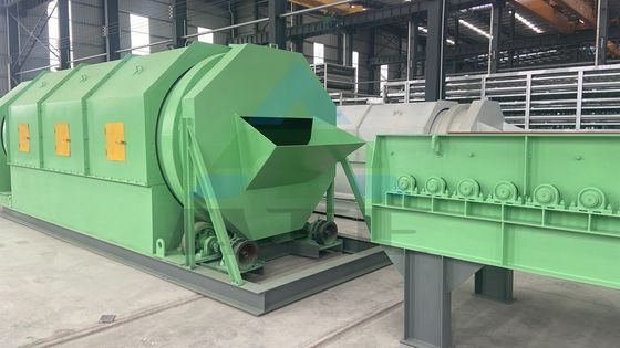Separatore di rifiuti per rifiuti solidi urbani ad elevata efficienza di separazione