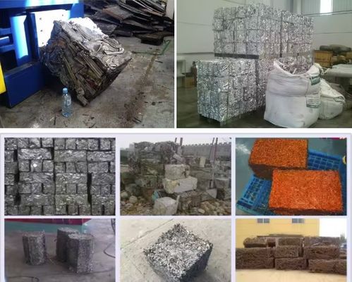 600*600 mm Baler Dimensione Stainless Steel Metal Scrap Baler Press per le vostre esigenze
