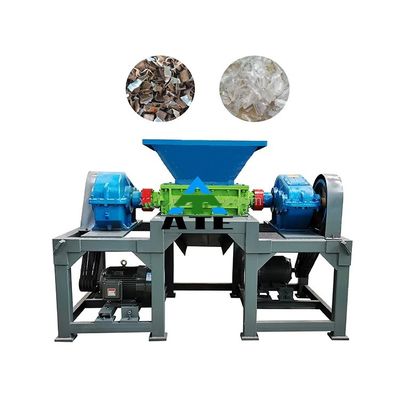 Rottame a doppio albero per PVC PET PC ABS PS PA Scrap Riciclo di metallo e plastica