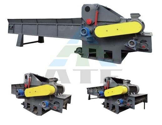 110KW 8-10tph Motore diesel Biomassa Pellet Plant tamburo Legno trituratore di rami frammenti frammenti trituratore con buona