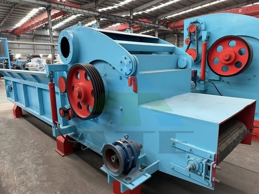 Il frantumatore a tamburo di legno avanzato produce polvere da segheria da tronchi con un tasso di raggiungimento standard superiore al 95%