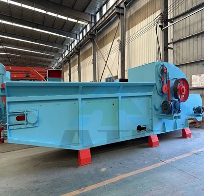 Il frantumatore a tamburo di legno avanzato produce polvere da segheria da tronchi con un tasso di raggiungimento standard superiore al 95%
