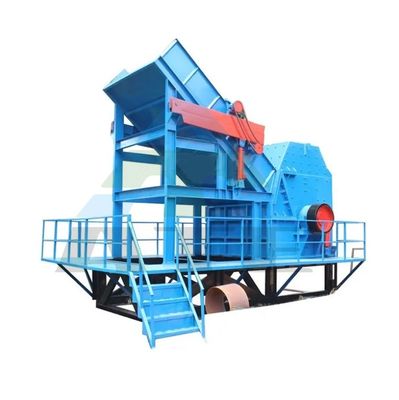 30kW Potenza Macchina di frantumazione di rottami metallici in acciaio al carbonio per la disintegrazione di rottami di alluminio