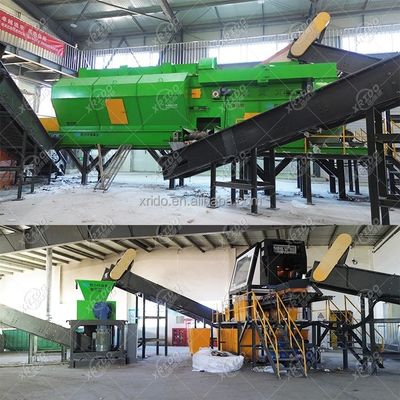 Separatore automatico d'aria per la linea di ordinazione dei rifiuti da 400 T/D capacità 26,7-79 tonnellate