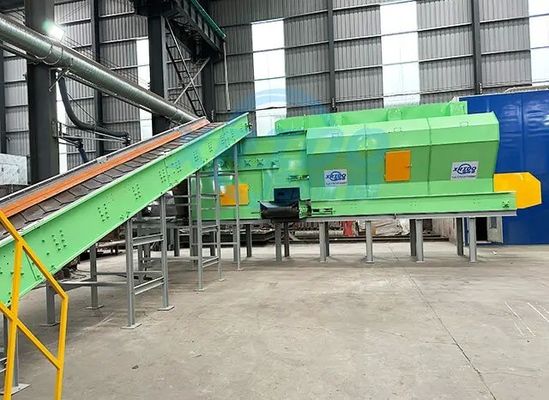 Separatore automatico d'aria per la linea di ordinazione dei rifiuti da 400 T/D capacità 26,7-79 tonnellate