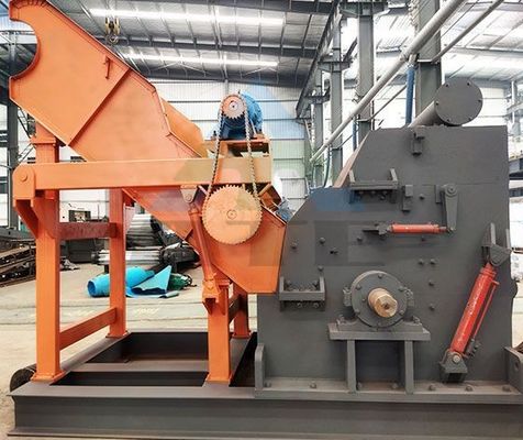 50kW di potenza automatica di rottami di metallo trituratore macchina per auto conchiglia bicicletta rifiuti di acciaio