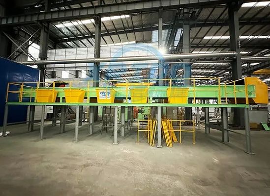 Equipaggiamento di linea di smistamento dei rifiuti solidi municipali con tasso di rottura del 60-90% e peso di 2000 kg