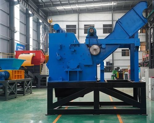Crasatore di metalli automatico per il riciclo di auto e biciclette di scarto
