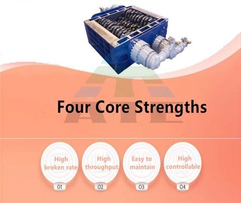Sfregatrice multifunzionale 600 a quattro assi per cartone industriale e foglie di tabacco a maglia di mais
