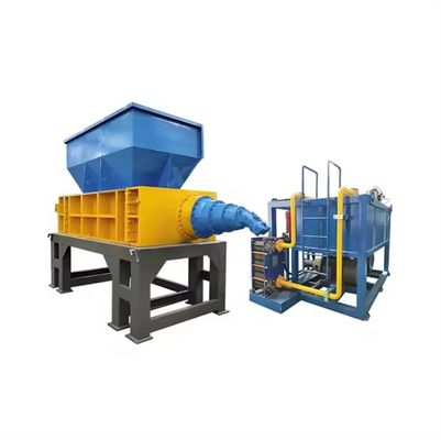 Timbro trituratore per pezzi di plastica tubi pellicole sacchetti profilo ferro rottami di metallo rifiuti radiatore
