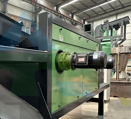 Macchina di smistamento per il riciclaggio dei rifiuti con separazione automatica di corrente magnetica ed eddy