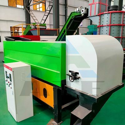 Macchina di smistamento per il riciclaggio dei rifiuti con separazione automatica di corrente magnetica ed eddy