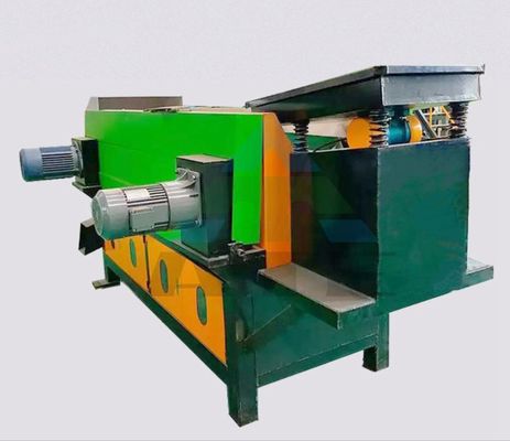 Macchina di smistamento per il riciclaggio dei rifiuti con separazione automatica di corrente magnetica ed eddy