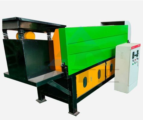 Macchina di smistamento per il riciclaggio dei rifiuti con separazione automatica di corrente magnetica ed eddy