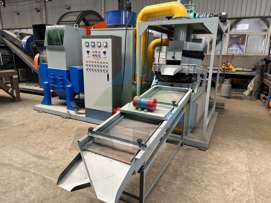 600 Modello Granulatore di filo di rame Soluzione di riciclaggio della macchina per i fili elettrici di scarto