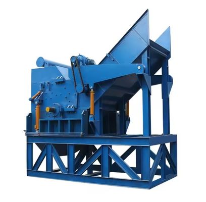 55kW doppio albero pneumatico di gomma rifiuti di plastica PVC PET bottiglie metallo gomma pellet di plastica muro tritare macchina