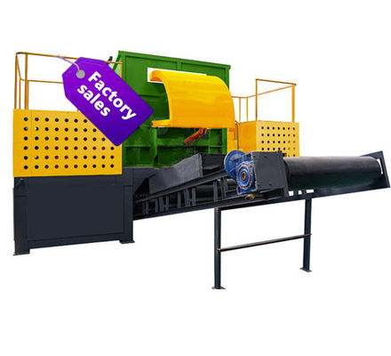 Trituratore a doppio albero per il riciclo di pneumatici di gomma di plastica e legno 4180x2100x2400 mm
