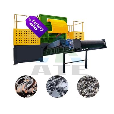 Macchina di triturazione a doppio albero di rottami industriali di metallo per tritatore di plastica a due alti