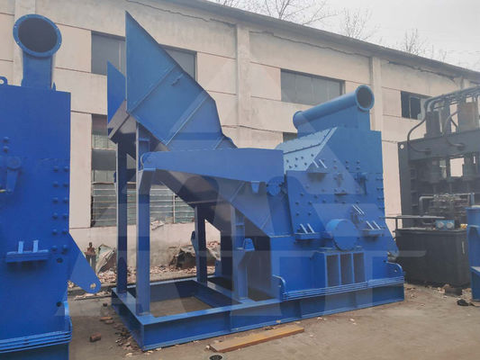 Requisiti di riciclaggio dei rifiuti Macchina di frantumazione di rottami di acciaio con potenza di 30 kW e CE