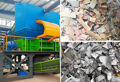 Rate di raggiungimento standard superiore al 95% Distruttore per pneumatici di auto e rottami metallici