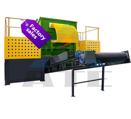 380V/50HZ Voltage Radial Tire Shredder Machine per la gestione dei rifiuti di plastica e metallo