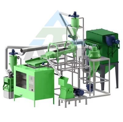 Riciclatore di rifiuti elettronici per frigoriferi a energia verde per il processo di riciclo sostenibile