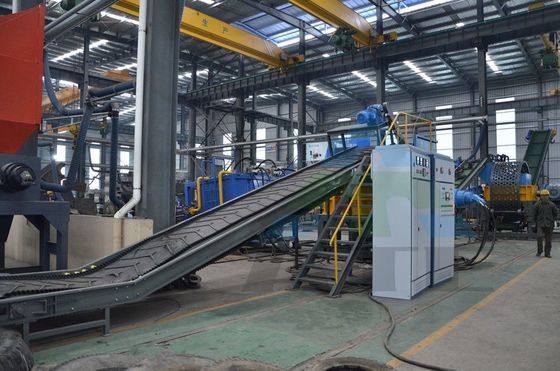 Trituratore a doppio albero per linea di prodotti radiali