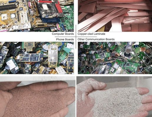 Macchine per il recupero di rottami di metalli preziosi E Riciclaggio di schede di circuiti PCB di rifiuti Separazione
