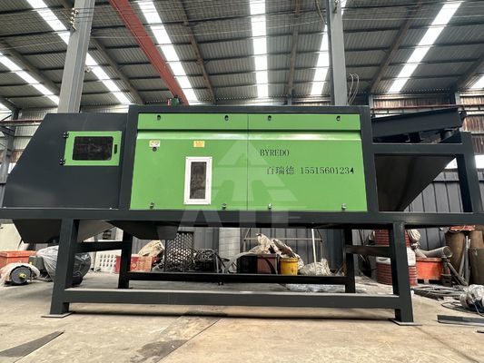2000 kg Sortitore di rifiuti Separatore magnetico di ferro Eddy Separatore di corrente per plastica